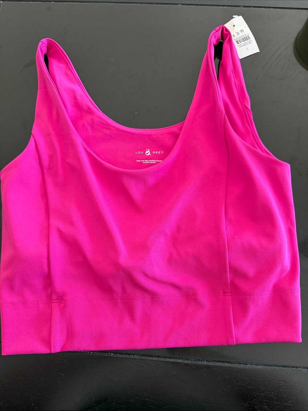 Lou & Grey Vibrant Pink Scoop Sports Bralette